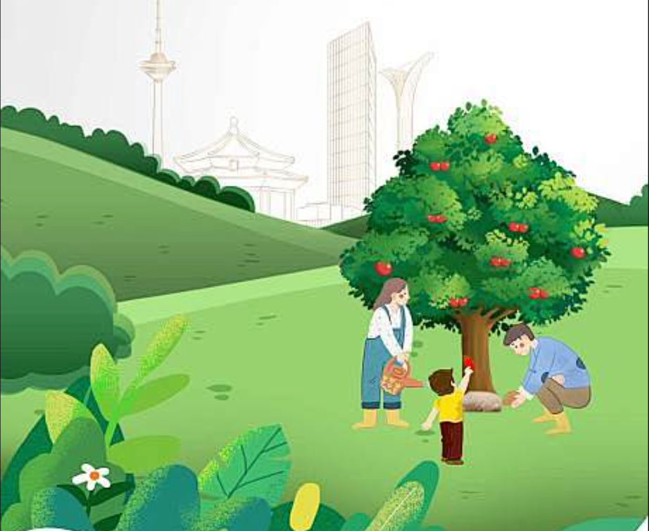 植树活动配图